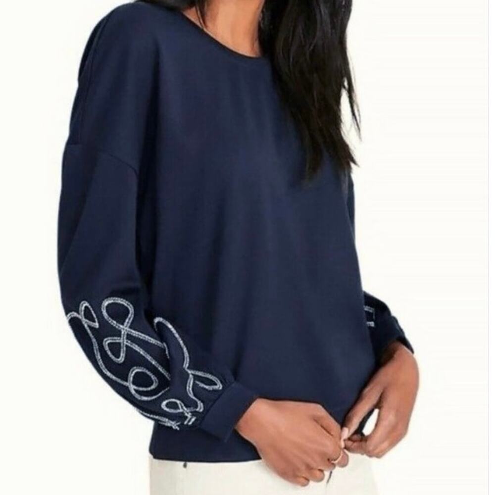 Ann Taylor Rope Sweatshirt